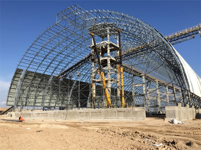 敦化煤机油桶翘工程网架